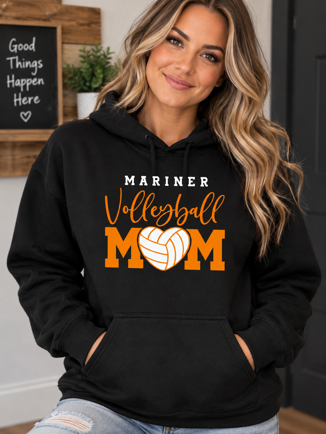 MC Volleyball Mom Hoodie